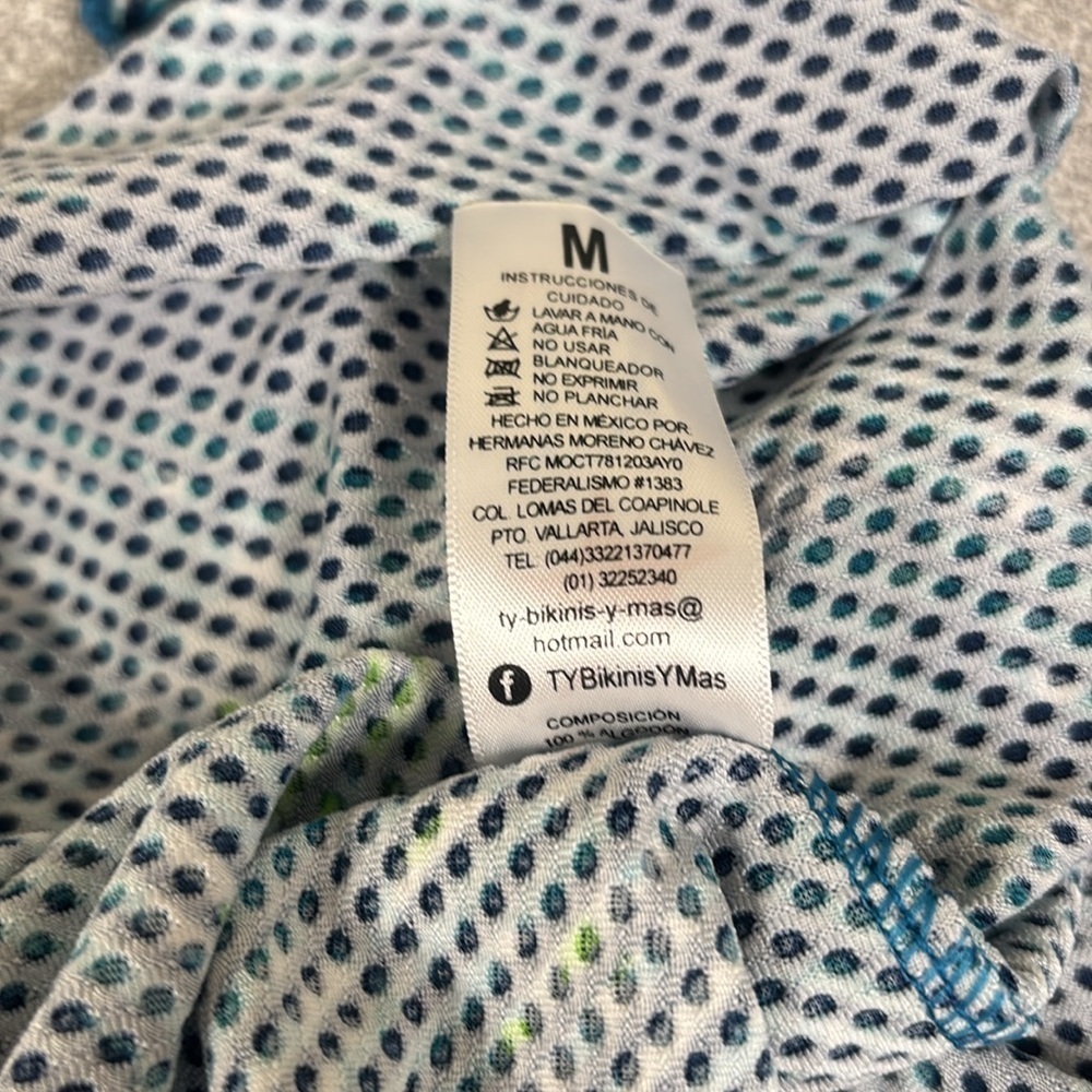 Ty 2 piece set, Blue and Green Patterned - Picture 7 of 13